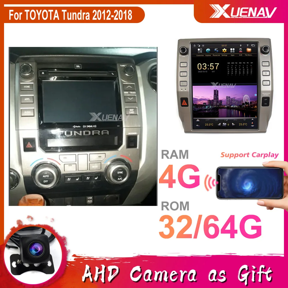 

for TOYOTA Tundra 2012 2013 2014 2015 2016 2017 2018 2019 2020 2din android car stereo autoradio GPS DVD Car multimedia Player