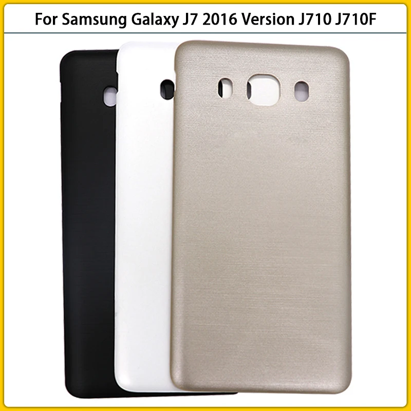 Новый чехол для задней крышки J710 Samsung Galaxy J7 версии 2016 J710F Пластиковая Крышка