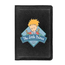 

Fashion The Little Prince Theme Passport Cover Leather Men Women Slim ID Card Holder Pocket Wallet Case Travel Accessories Gifts