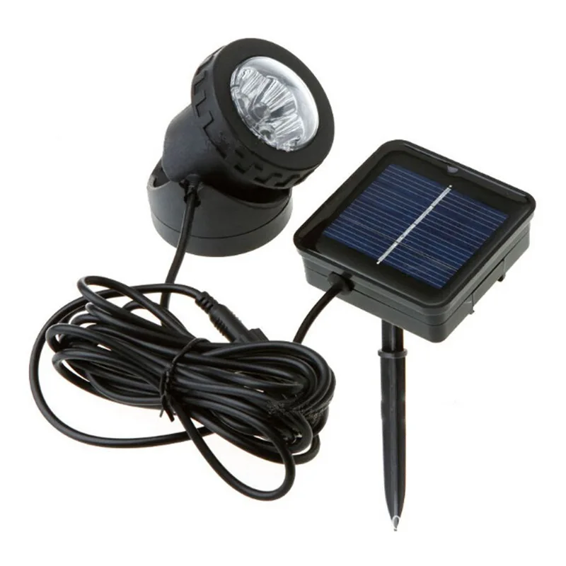 

Solar Lights 6LED Bottom Projection Lamp Low Voltage Waterproof Landscape Lamp Green Energy Saving Aquarium Lighting Factory Pro