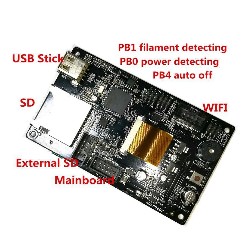 Makerbase 3,2 дюймов 3d принтер контактный экран умный контроллер дисплей MKS TFT32 Поддержка приложения/Bluetooth/Монтаж/многоязычный