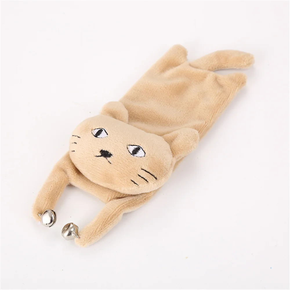 Cat Игрушка для домашних животных, милая кошка, кролик, маленький медведь, кошка, плюшевая игрушка с колокольчиком мультяшный колокол, игрушка для кошек - Цвет: Cat
