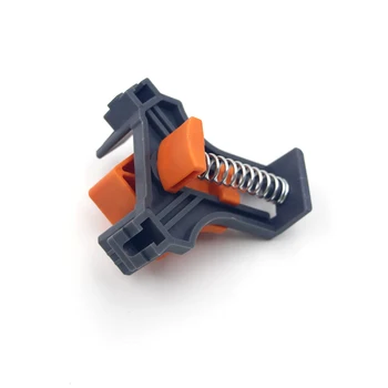 

1/4pcs Woodworking Multifunction 90° Right Angle Clip Clamps Corner Holder Hand Tool Wooden Table Hole Punched Corner Fixed Tool