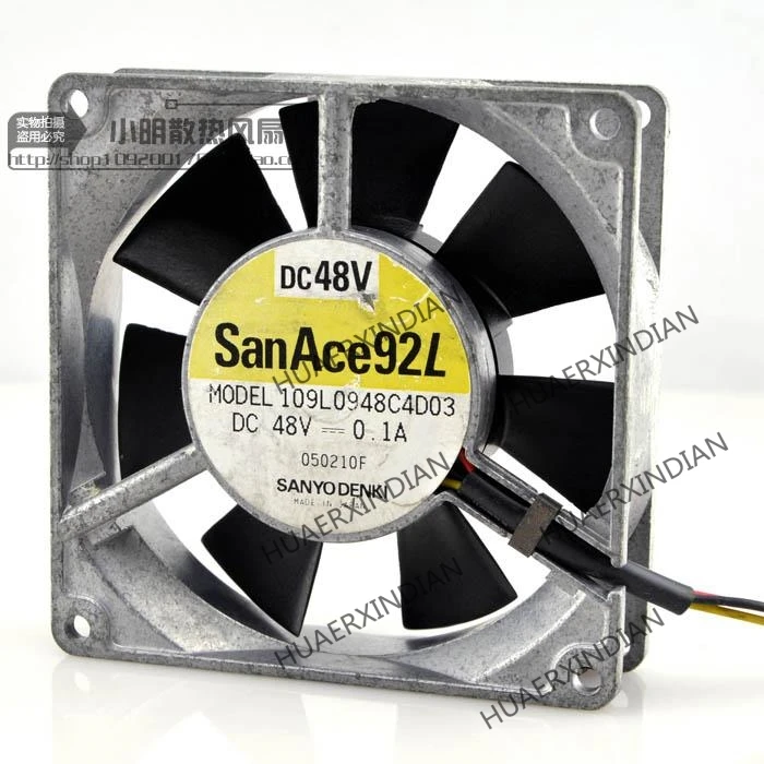 

Original NEW 109L0948C4D03 48V 0.1A 9CM 9225 Motor protection cooling Fan