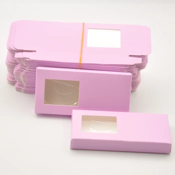 

20pcs Wholesale lashes box soft paper eyelashes packaging with tray for 5D mink eyelashes paper box Makeup Bulk Vendors