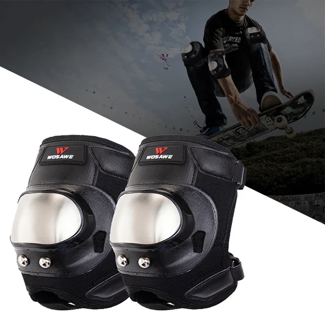 US $15.37 WOSAWE Short Style Adult Knee Protector Motorcycle Elbow Pads protective gears for longboard skateb