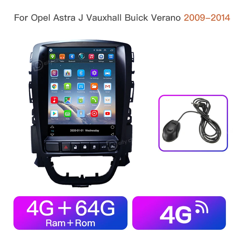 Для Opel Astra J Vauxhall Buick Verano Tesla screen Teslastyle android CarRadio мультимедийный видеоплеер