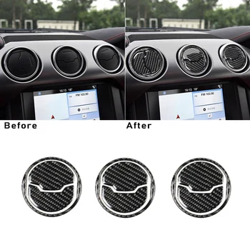 

For Ford Mustang 2015-19 Air Vent Outlet Sticker Vent Outlet Sticker Trim
