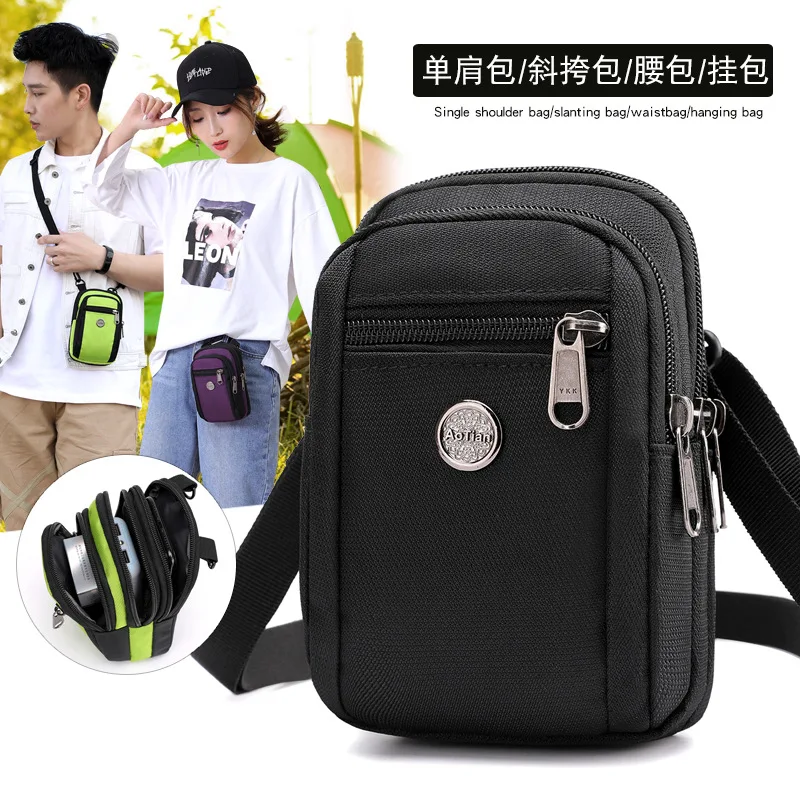 

2019 New Style MEN'S Messenger Bag Outdoor Travel Mini Purse Versatile Shoulder Canvas Chest Bag