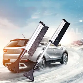 

Car Window Snow Scraper Brush Extendable Ice Scraper Hand Scraper Snow Remover