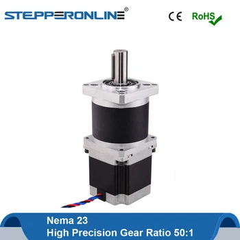 

50:1 High Precision Planetary Gearbox Nema23 Stepper Motor 57 Motor Extruder 4-lead 2.8A L=56mm for 3D Printer