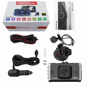 

Car DVR Camera Mini Car Driving Recorder Night Vision Dashboard Camera with 3 inch LCD Screen Loop Recording Function