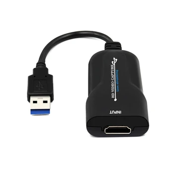 

Live Streaming Adapter Mini Recording Plug And Play Converter 1080P 60fps Card Conferencing Game USB To HDMI Portable HD
