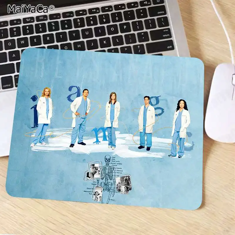 MaiYaCa высокое качество Doctors gray is Anatomy tv DIY дизайн игровой с узором коврик для мыши большой коврик для мыши клавиатуры