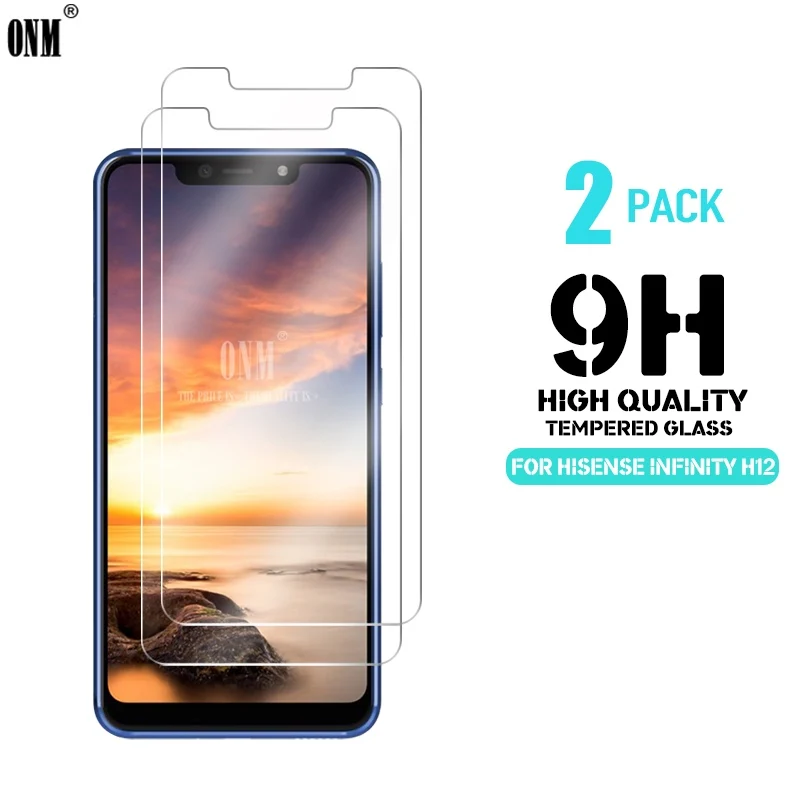 2 шт закаленное стекло для Hisense Infinity H12 защита экрана Премиум Защитная пленка
