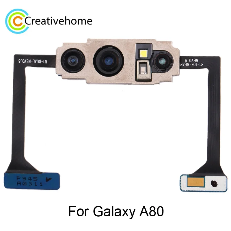 Repuesto para reparación de cámara trasera para Samsung Galaxy A80, repuesto para Módulo de cámara principal, piezas de repuesto para teléfono móvil Galaxy A80