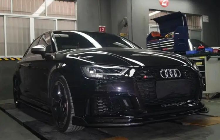 Углеродное волокно автомобиля передний бампер губ протектор Подходит для AUDI A3 S3 RS3 /