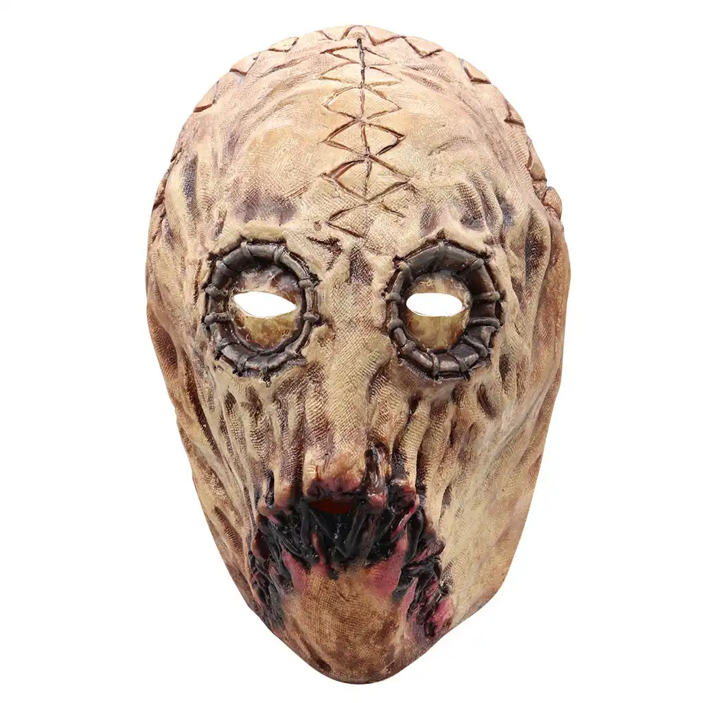 scary mask halloween bloody style mask melting face adult latex