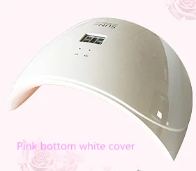 White pink SUN 9S инструменты для ногтевого дизайна 24 Вт УФ светодиодный гель для всех гелей белый свет лампа для ногтей светотерапия машина для солнечных лучей с фабрики - Цвет: White pink