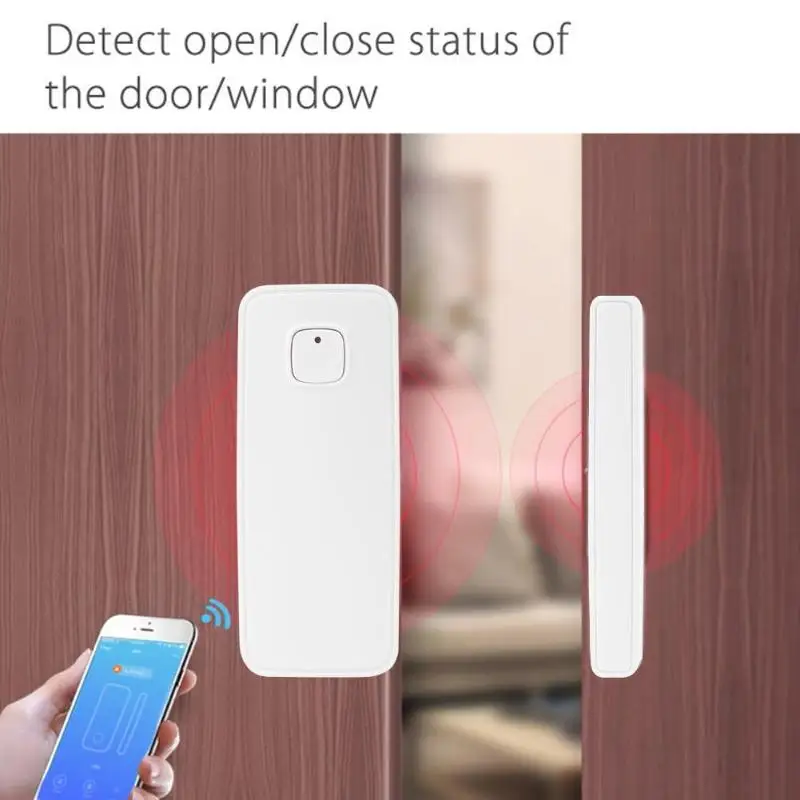 Wifi датчик для двери приложение управление двери охранной сигнализации магнитный переключатель управления Лер