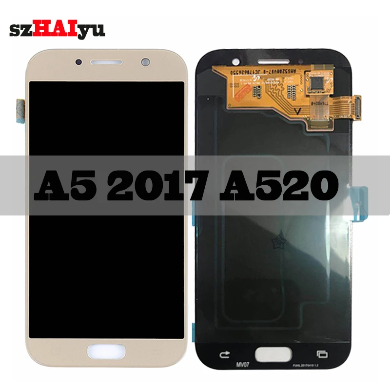 

SZMUGUA Touch Screen Digitizer For Samsung Galaxy A5 2017 A520 A520F SM-A520F LCD Display 1920x1080 5.2'' AMOLED LCD