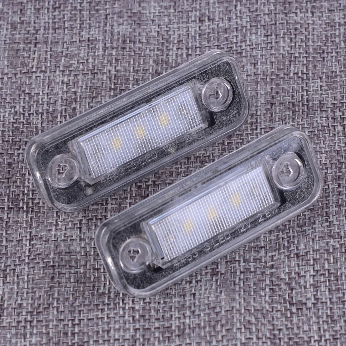 

DWCX 3 SMD White LED Number License Plate Tag Lamp Light Error Free DC 12V 5W fit for Mercedes Benz W203 5D W211 W219 R171