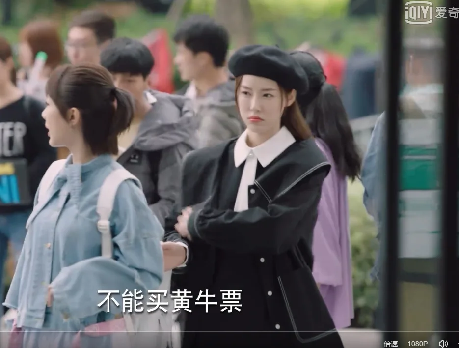 Dear Love Blueberry Yang Zi, стиль знаменитостей, черно-белый Тренч с узором, Женское пальто средней длины, весна и