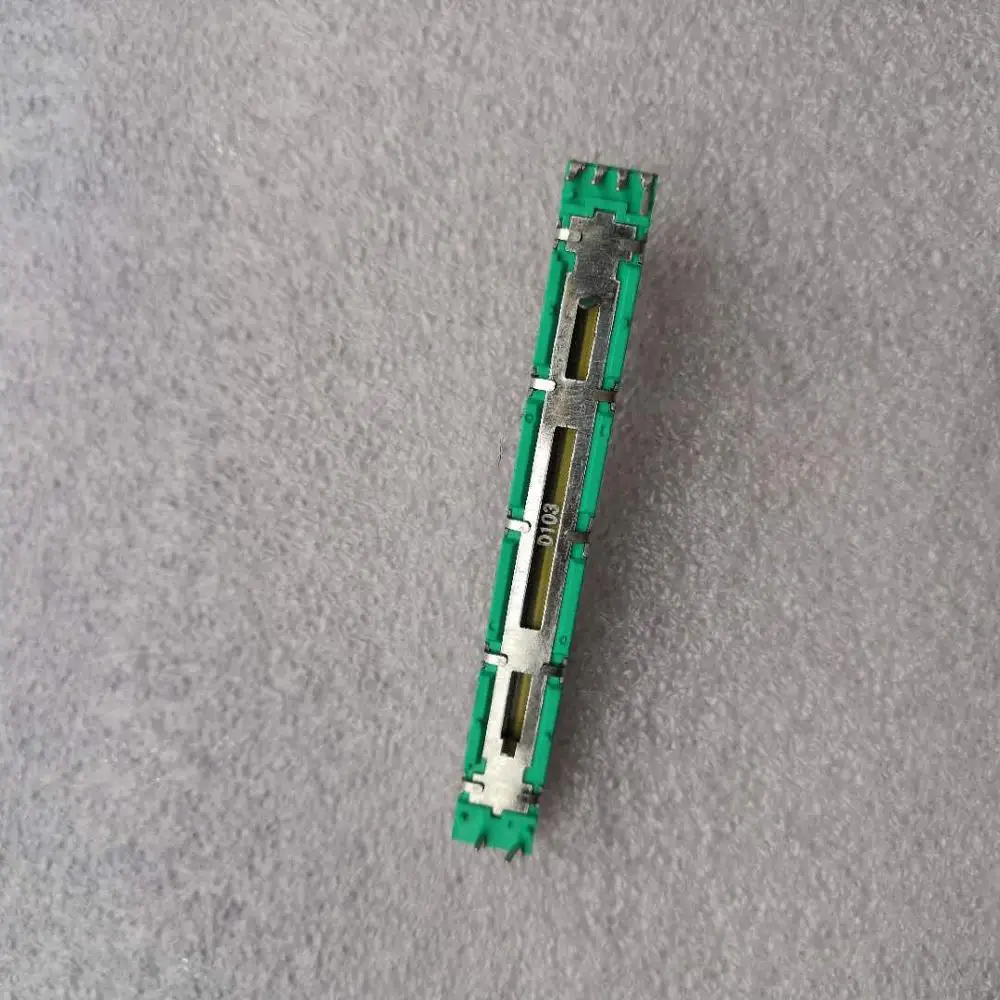10pcs 10KD fader for Behringer 7.5CM 75MM treasure bag mixer Soundcraft FOLIO-4 D10KX2 2-channel double potentiometer D10K pot mixer fader
