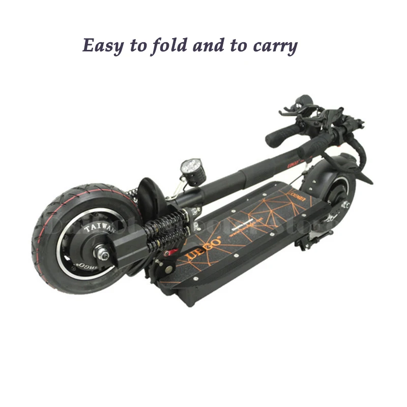Powerful Electric Scooter 10 Inch 52V60V Electric Scooters Double Drive with Oil Brake Adult Electric Scooter 2000W      (2)