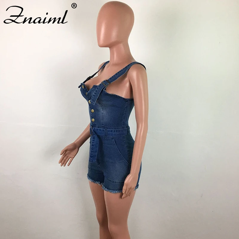 Women's Jeans Bodysuit Sleeveless Turn Down Collar Denim Playsuits Cotton Short Jeans Rompers Casual Party Women's Jumpsuit 2020 Women's Jeans Bodysuit Sleeveless Turn Down Collar Denim Playsuits Cotton Short Jeans Rompers Casual Party Women's Jumpsuit 2020