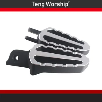 

Motorcycle Billet MX Wide Foot Pegs Pedals Rest Footpegs FOR BENELLI Leoncino 500 leoncino 500