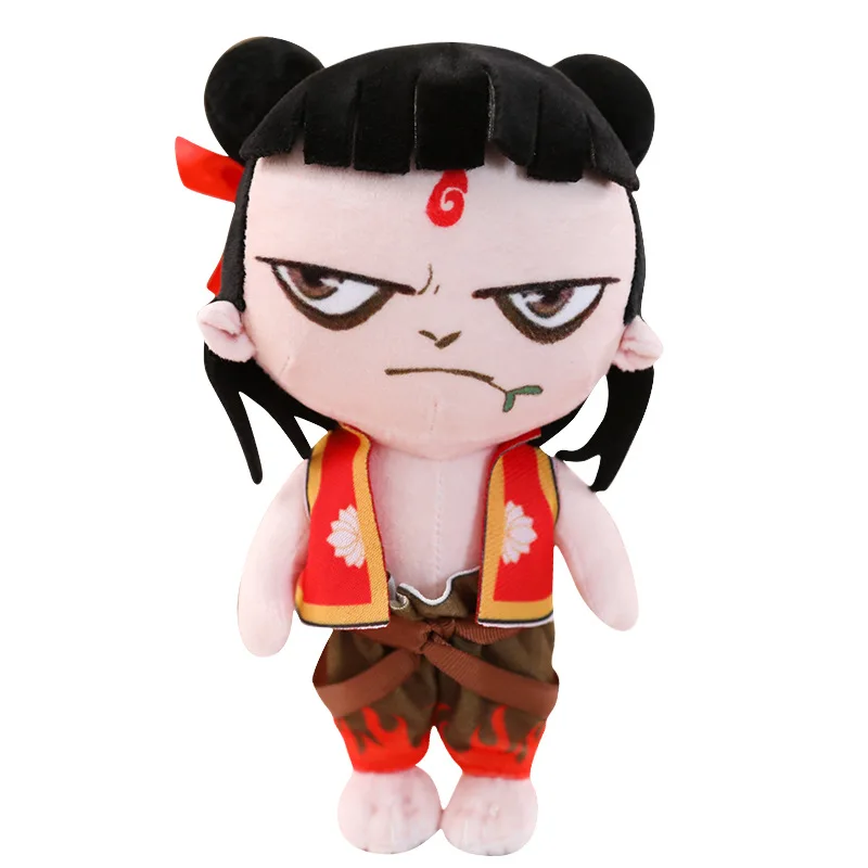 20 см новые Мультяшные персонажи из китайской мифологии legends Nezha Aobing Плюшевые игрушки Мягкая подкладка Успокаивающая кукла детский подарок WJ170