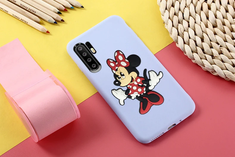 TRISEOLY Candy TPU бампер для huawei P20 P30 Pro Чехол для huawei P30 P20 Lite 3D мультфильм девушка мышь Мягкий силиконовый чехол для телефона
