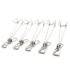 5/10pcs Stainless Steel Clips Multi Purpose Photo Towel Hanger Sheet Clip Household Clamps ► Photo 3/6