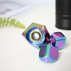 EDC mano para el autismo, TDAH alivio de la ansiedad enfoque colorido Fidget giratorio Spinner estrés socorro juguete de Metal juguete de descompresión regalo ► Foto 3/6