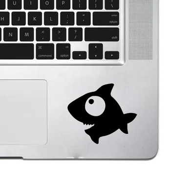 

Cute Shark Laptop sticker Partial Skin Stickers Vinyl Stickers For Lenovo/Xiaomi/Asus Notebook decoration