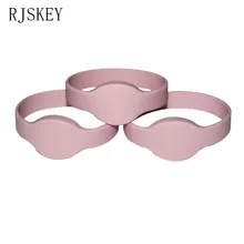 100 шт перезаписываемый 125 кГц Дубликатор силиконовый T5577 Rfid браслет контрольные принадлежности доступа 65 мм настраиваемый