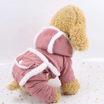 

Warm Cat Clothes Winter Pet Puppy Kitten Coat Jacket Small Medium Dogs Cats Clothing Costume Pink Navy One Size Outfit Cat Coat