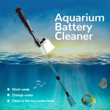 Аквариумная батарея сифон управляемый рыбный Вакуумный Пылесос фильтр для воды очиститель сифонного фильтра аквариумный пылесос аквариум
