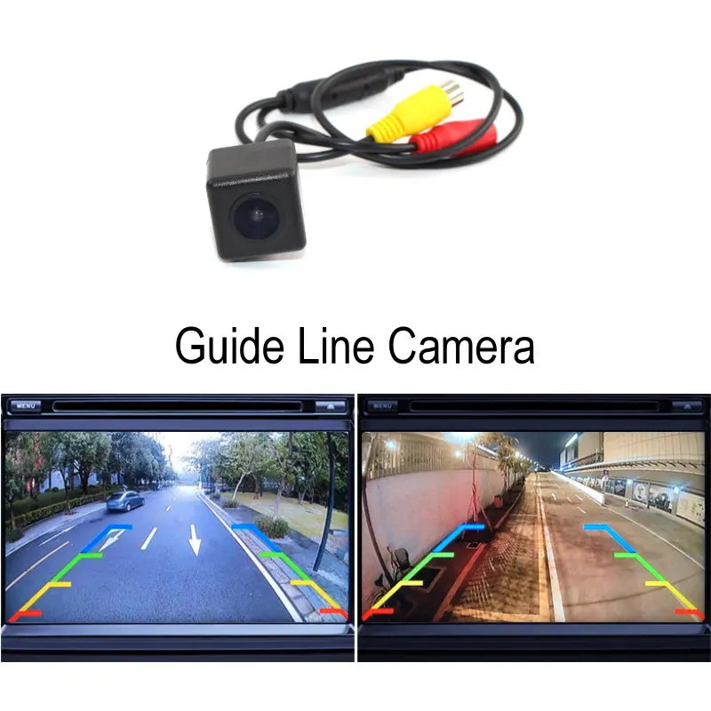 Автомобильная камера заднего вида для Chevrolet Cruze 2008~, совместимая с оригинальным заводским монитором, парковочная камера - Название цвета: Guide Line Camera