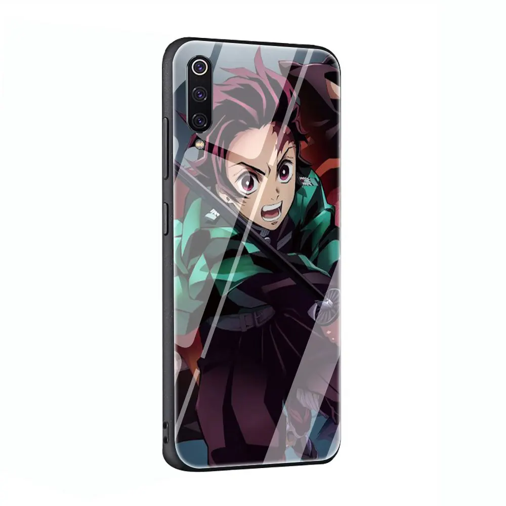 Аниме Demon Slayer Kimetsu no Yaiba закаленное стекло чехол для телефона Xiaomi mi 8 9 Красный mi 4X 6A Note 5 6 7 Pro Pocophone F1 - Цвет: G4