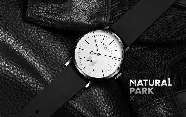Relogio Masculino, часы с натуральным парком, мужские брендовые роскошные стальные водонепроницаемые кварцевые мужские часы, повседневные спортивные мужские часы, наручные часы