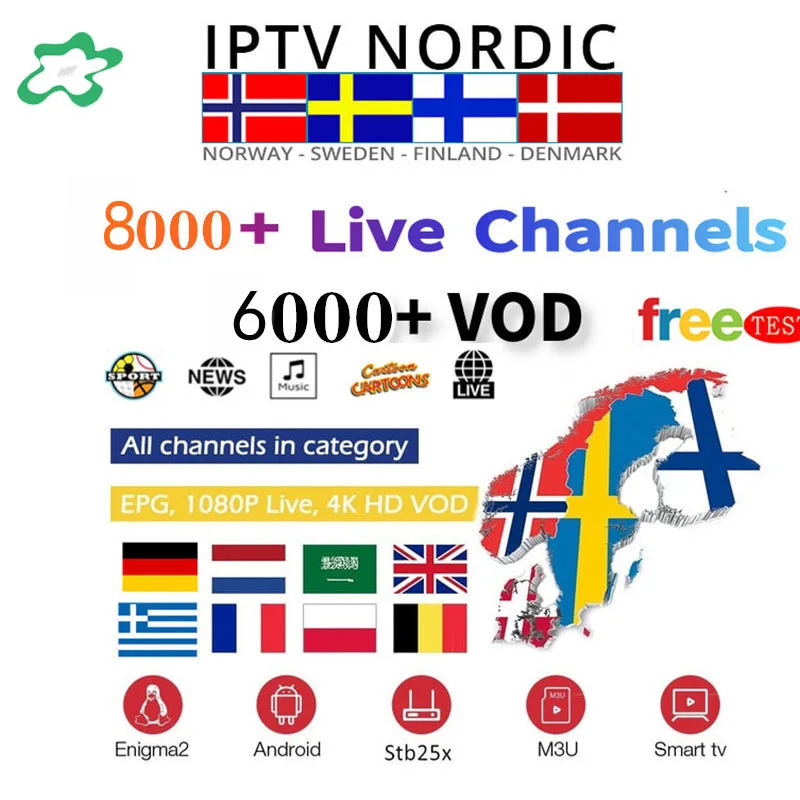 8000+ IP tv M3u подписка Ip tv Италия Великобритания немецкий Французский Испанский польша Mediaset Премиум для Android Box Enigma2 tv PC Linux
