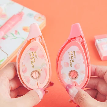 

1pcs 12m Cartoon Girl Pink Cute Correction Kawaii Ecorative Correction Tape School Stationery Office Supplies Kids Gift