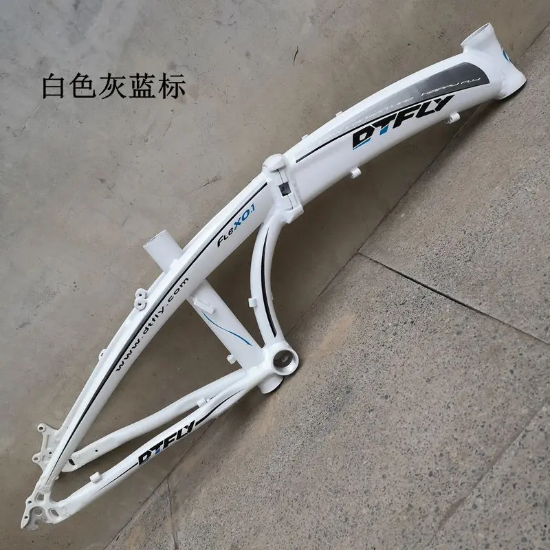 Discount 20Inch Alloy Aluminum Folding Bicycle Frame Disc Brake Mountain Foldable Bike Frame 3