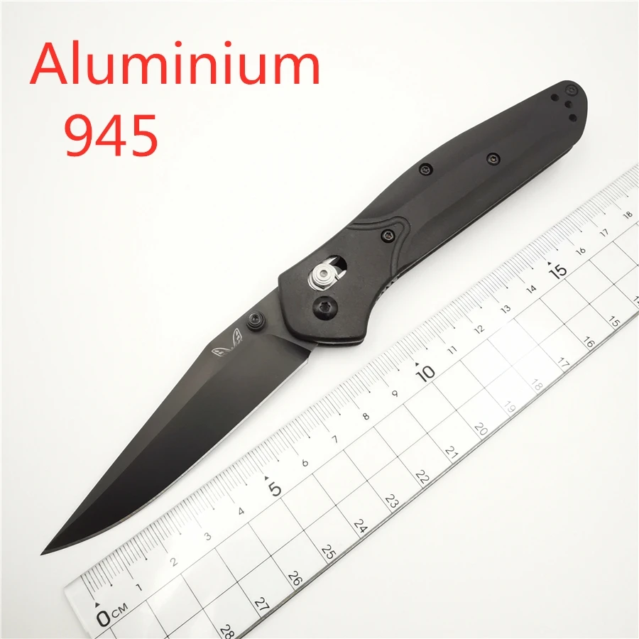 BENYS черный BM 945/940 S30V лезвие алюминиевый складной нож Походный охотничий портативный нож EDC BM940 инструмент - Цвет: Черный