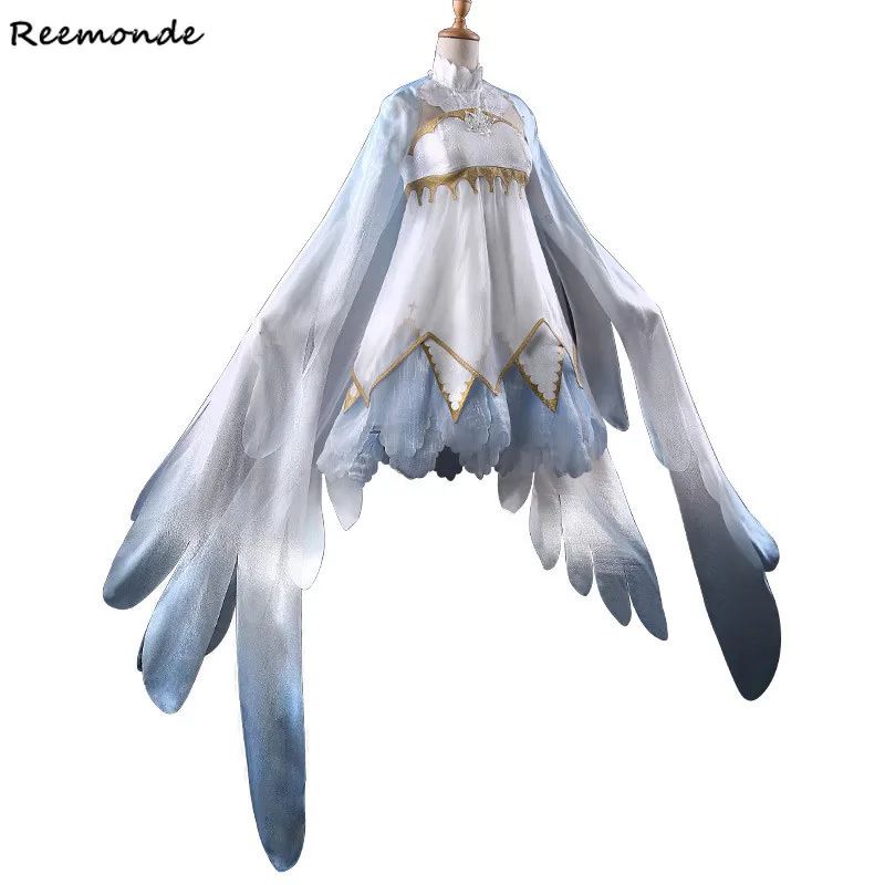 

Anime Card Captor Sakura Cosplay Costumes Clear Card White Princess Dress Fancy Synthetic Wigs Hair Woman Girls Halloween Party