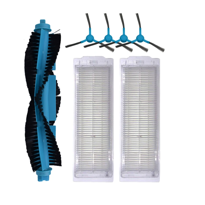 HEPA фильтр запасные части для Cecotec Conga 3490 пылесос боковая щетка Швабра коврик ткань ролик щетка аксессуары - Цвет: Бежевый