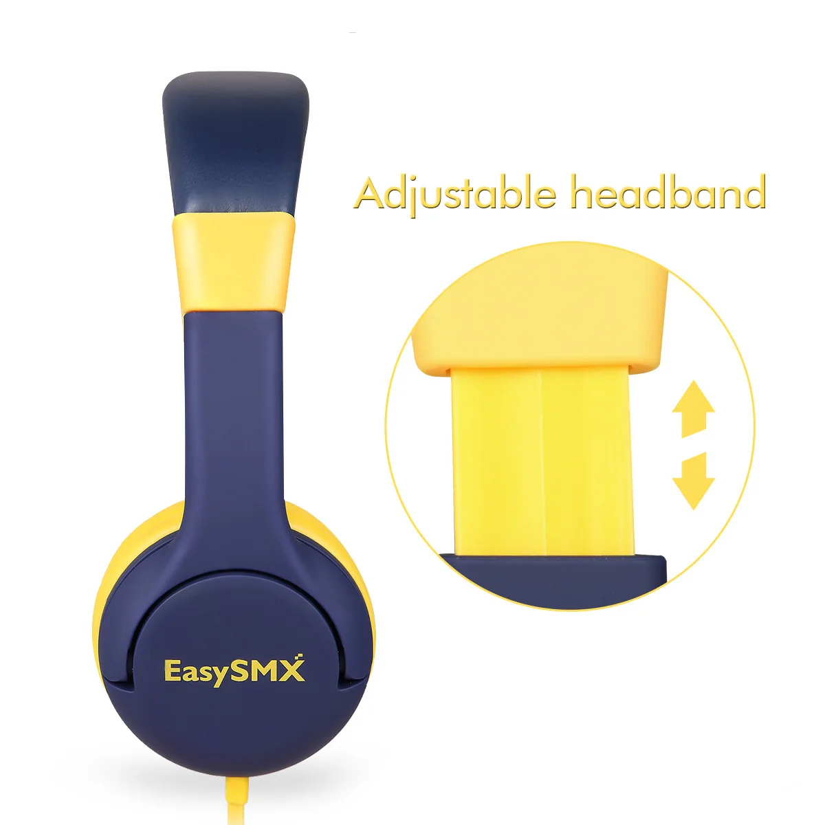 Children Kids Headphones Limited Volume 85dB Headsets for Study PC iPad Phone Game Listen Music Over Ear Lightweight Headband