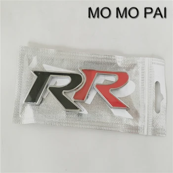 

Black Red RR Metal Car Badge Sticker Emblem fit for civic Accord Fit Odyssey 2016